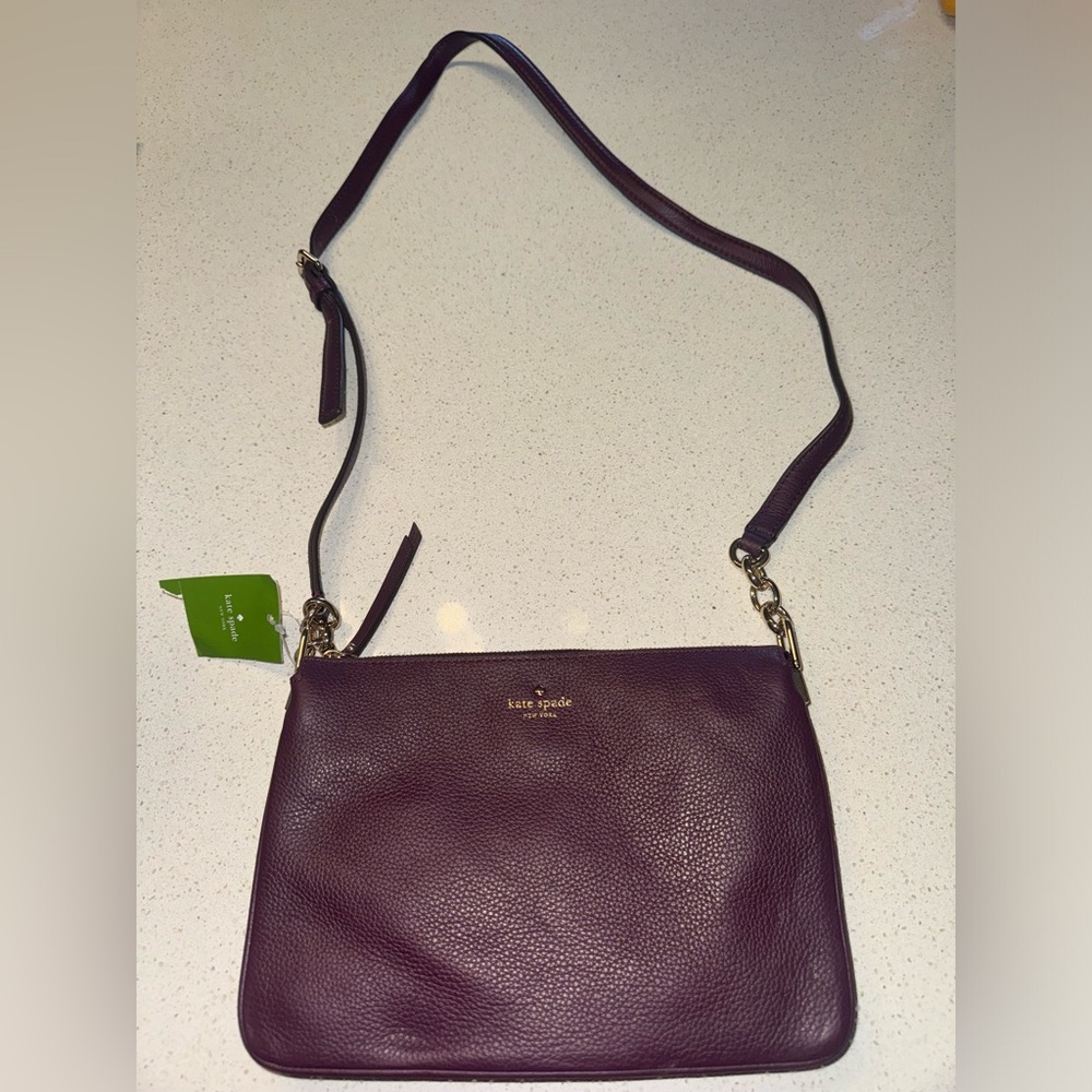 NWT Kate Spade Plum Crossbody Bag